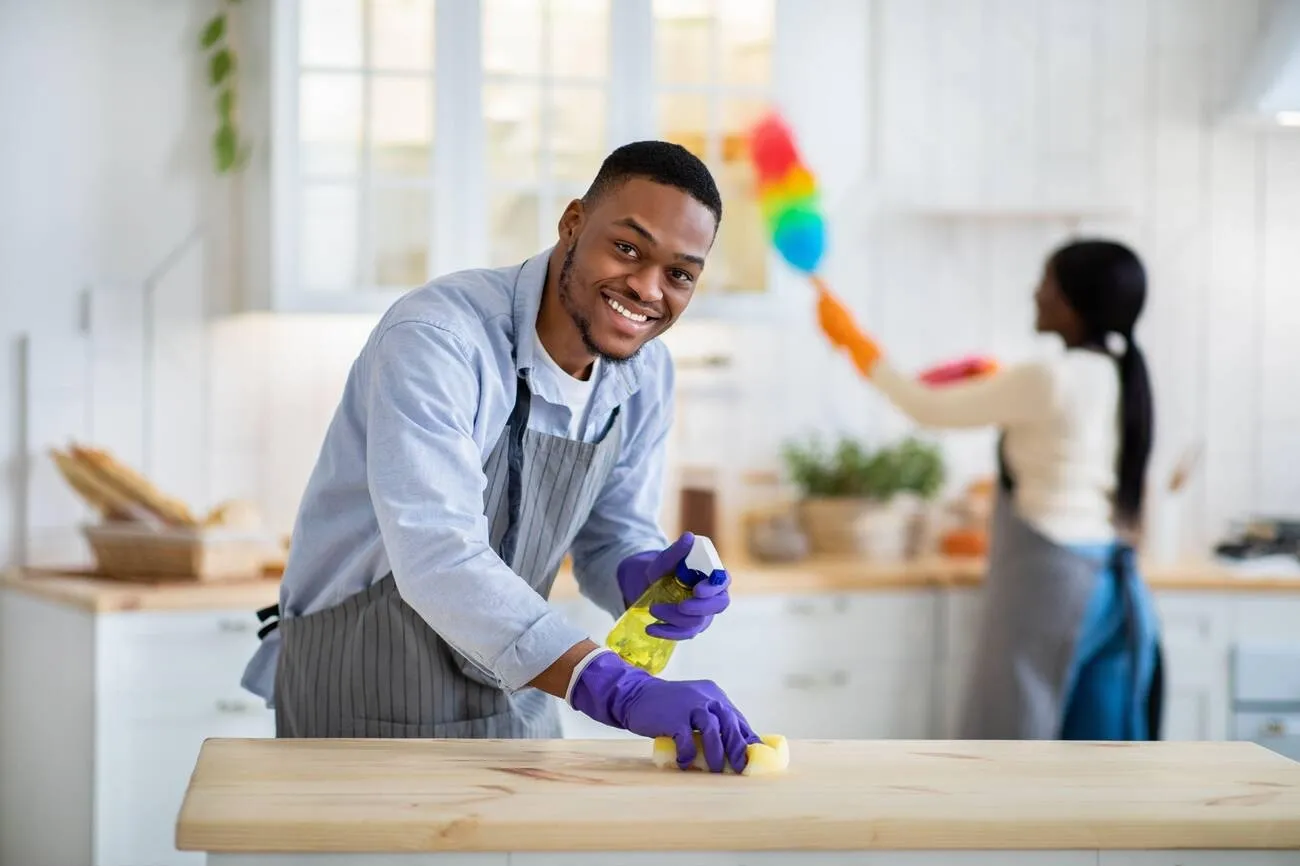 Gym cleaning scope including equipment and locker rooms